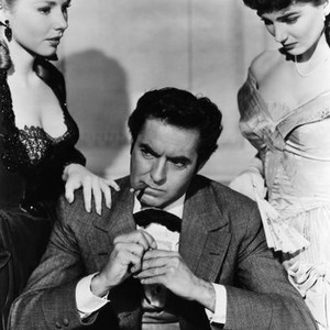 THE MISSISSIPPI GAMBLER, Piper Laurie, Tyrone Power, Julie Adams, 1953