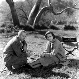 TODAY WE LIVE, director Howard Hawks, Joan Crawford on set, 1933