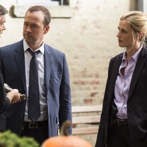 Blue Bloods, Donnie Wahlberg (L), Megan Ketch (R), 'Nightmares', Season 3, Ep. #7, 11/09/2012, ©CBS