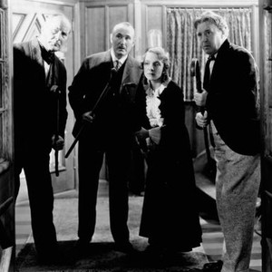 WHAT EVERY WOMAN KNOWS, from left: David Torrence, Donald Crisp, Helen Hayes, Dudley Digges, 1934