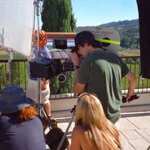 On the set of the film "Race You to the Bottom." photo 5
