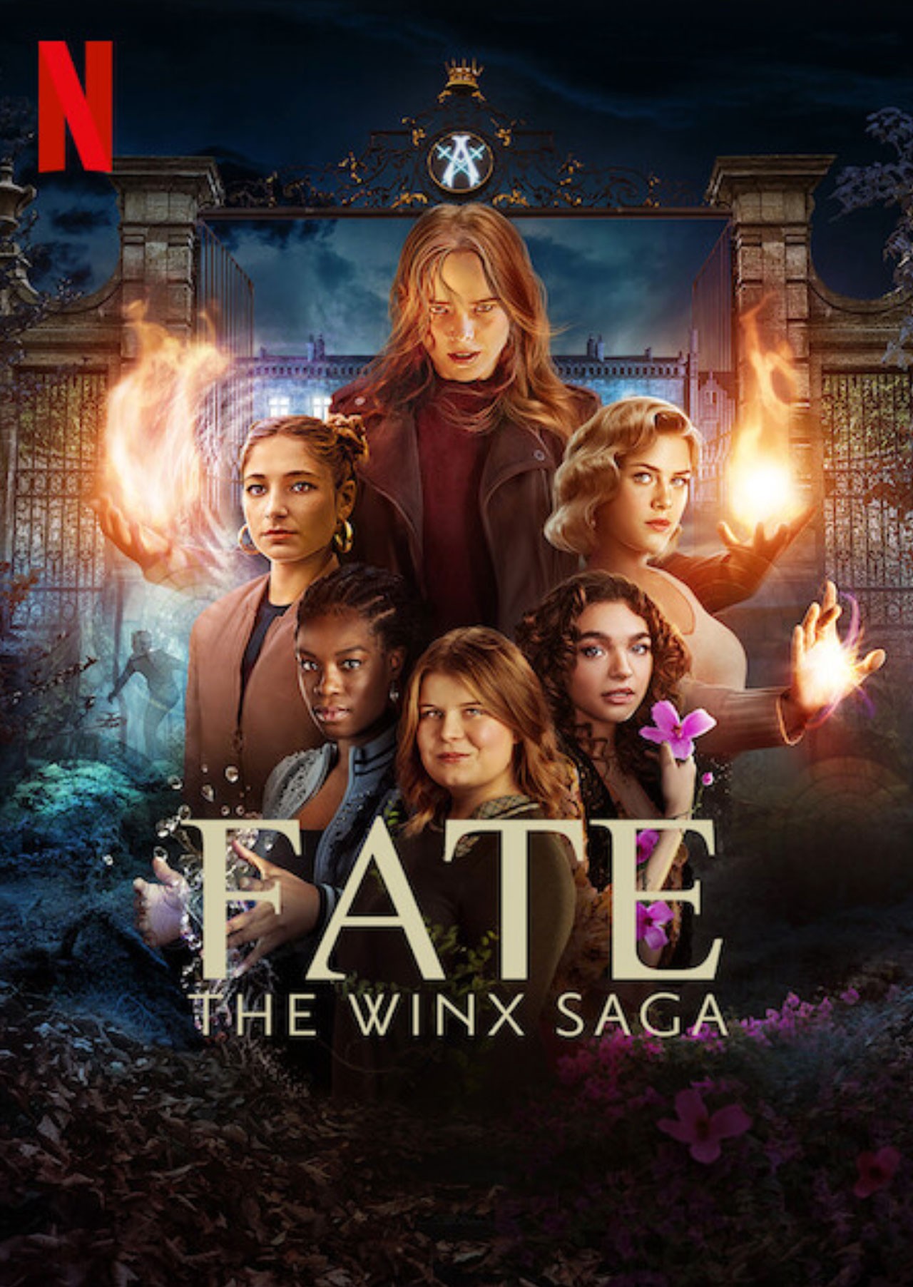 Fate: The Winx Saga Cast Next To The Winx Cartoons