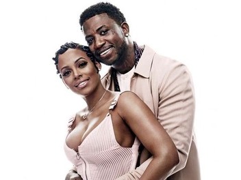 Keyshia Ka'oir and Gucci Mane - aka Big Guwop - attending and hosting an  exclusive album release and fan appreciation party for his new album  'Woptober' at Finga Licking Miami Gardens Restaurant