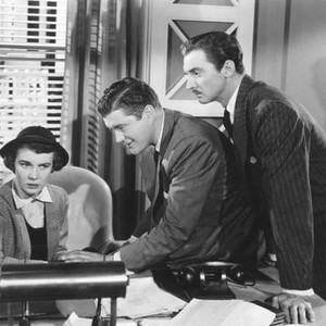 PRETTY BABY, from left: Betsy Drake, Dennis Morgan, Zachary Scott, 1950