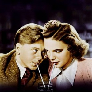 BABES IN ARMS, Mickey Rooney, Judy Garland, 1939, sipping