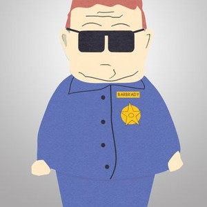 Officer Barbrady is voiced by Trey Parker