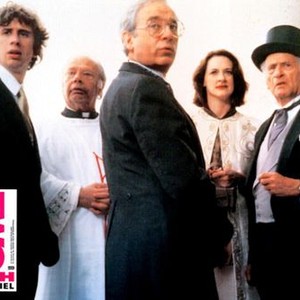 TWO MUCH, from left: Gabino Diego, Allan Rich, Austin Pendleton, Joan Cusack, Eli Wallach, 1995, © Buena Vista