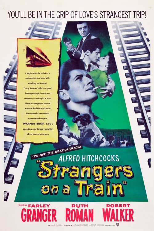 Strangers on a Train poster