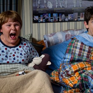 (L-R) Robert Capron as Rowley Jefferson and Zachary Gordon as Greg Heffley in "Diary Of A Wimpy Kid: Rodrick Rules."