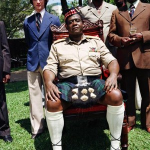 THE LAST KING OF SCOTLAND, James McAvoy, Forest Whitaker as Idi Amin, David Oyelowo (in brown suit), 2006, (c) Fox Searchlight