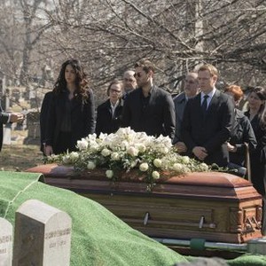 The Blacklist, from left: Amir Arison, Mozhan Marnò, Ryan Eggold, Diego Klattenhoff, 'The Artax Network', Season 3, Ep. #20, 04/28/2016, ©KSITE
