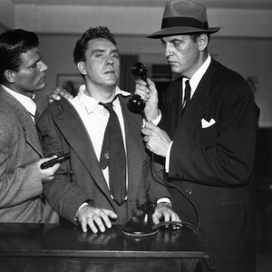 D.O.A., Neville Brand (left), Edmond O'Brien, (center), 1950