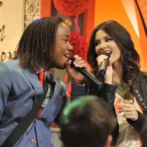 Victorious, Leon Thomas III (L), Victoria Justice (R), 'Andre's Horrible Girl', Season 3, Ep. #4, 02/18/2012, ©NICK