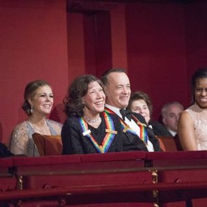 The 35th Annual Kennedy Center Honors, Lily Tomlin (L), Michelle Obama (C), Barack Obama (R), 12/26/2012, ©CBS