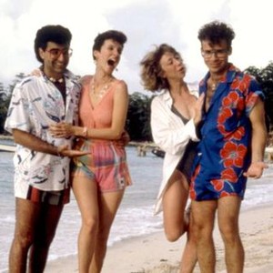 CLUB PARADISE, Eugene Levy, Mary Gross, Robin Duke, Rick Moranis, 1986, (c)Warner Bros.