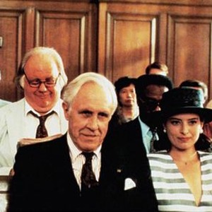 STORYVILLE, Chuck McCann (eyeglasses), front from left: Jason Robards, Joanne Whalley, 1992, TM & Copyright © 20th Century Fox Film Corp.