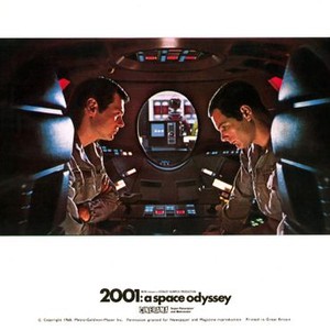 2001: A SPACE ODYSSEY, Gary Lockwood, Keir Dullea, 1968."