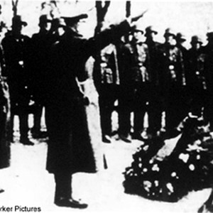 Nazi soldiers saluting their dead comrades after the Sobibor uprising. photo 13