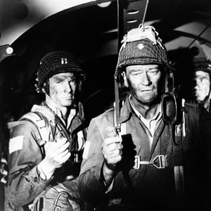 THE LONGEST DAY, from left: Steve Forrest, John Wayne, 1962, TM & Copyright © 20th Century Fox Film Corp