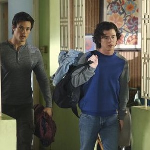 The Middle, Matthew Atkinson (L), Charlie McDermott (R), 'Flirting with Disaster', Season 6, Ep. #16, 03/04/2015, ©ABC
