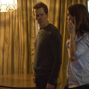 The Following, Kevin Bacon (L), Jessica Stroup (R), 'Reflection', Season 2, Ep. #5, 02/17/2014, ©FOX