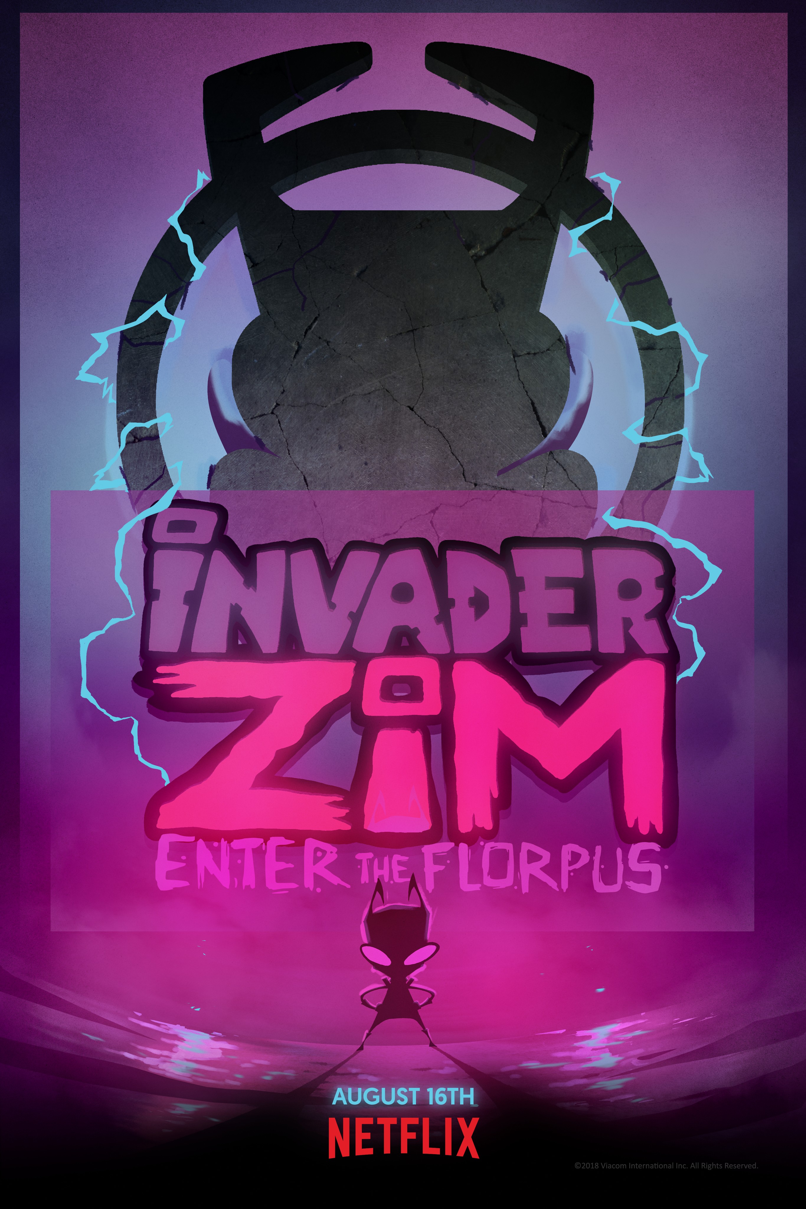 invader zim logo font