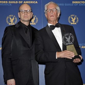 Steven Soderbergh, Michael Apted in the press room for The 65th Annual Directors Guild of America (DGA) Award - Press Room, Ray Dolby Ballroom at Hollywood & Highland, Los Angeles, CA February 2, 2013. Photo By: Elizabeth Goodenough/Everett Collection