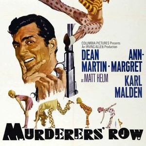 1966 Original Movie Poster Murderers' Row Henry Levin Dean Martin