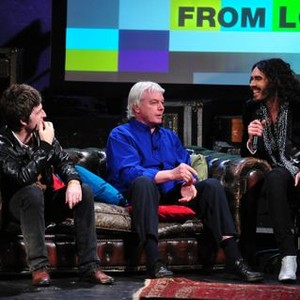 BrandX with Russell Brand, Noel Gallagher (L), David Icke (C), Russell Brand (R), 06/28/2012, ©FX