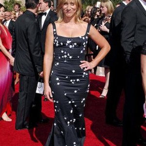 Edie Falco (wearing a Randi Rahm dress) at arrivals for ARRIVALS - The 59th Annual Primetime Emmy Awards, The Shrine Auditorium, Los Angeles, CA, September 16, 2007. Photo by: Michael Germana/Everett Collection