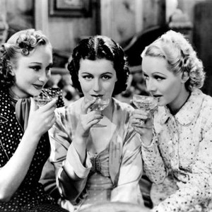 THE LADY VANISHES, Googie Withers (left), Margaret Lockwood (center), 1938