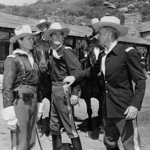 OH! SUSANNA, second and third from from left: Rod Cameron, Forrest Tucker, 1951