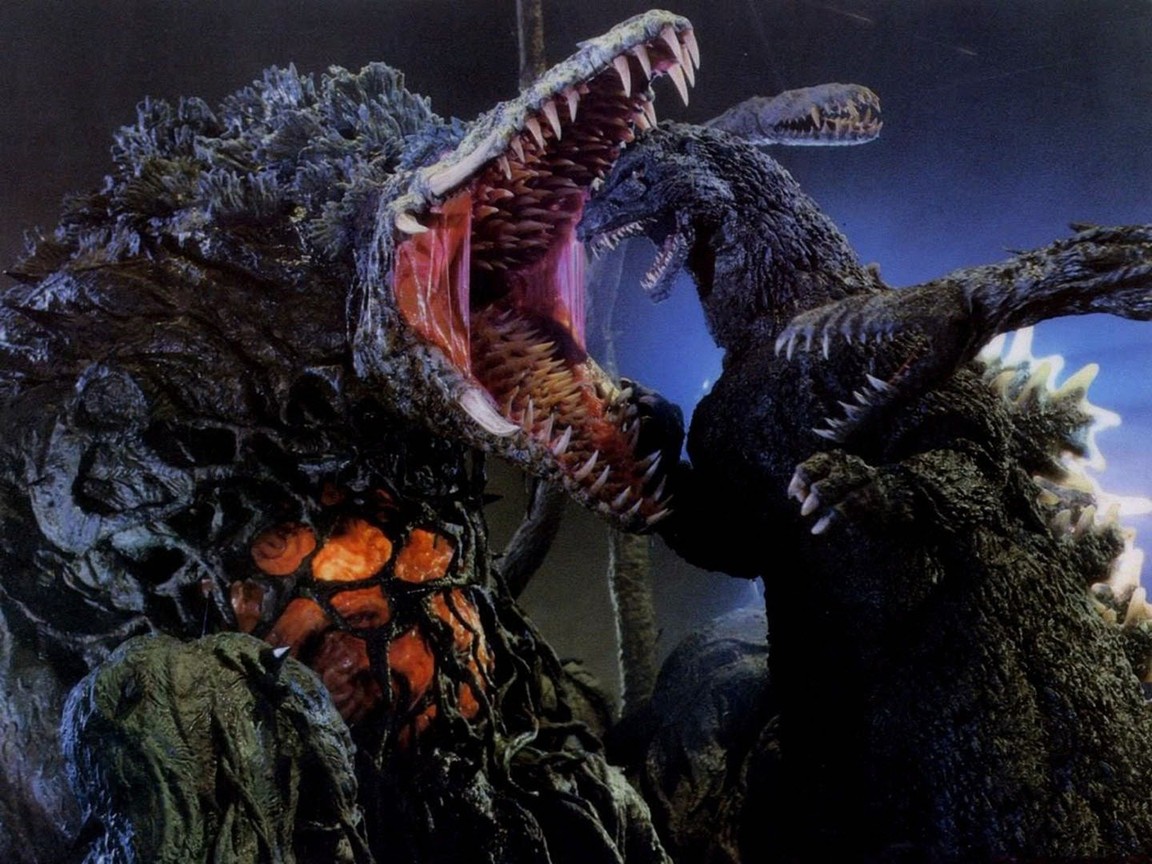 biollante eating godzilla