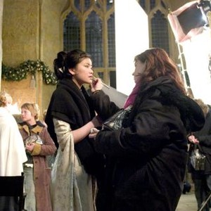 HARRY POTTER AND THE GOBLET OF FIRE, Katie Leung on set, 2005, (c) Warner Brothers /