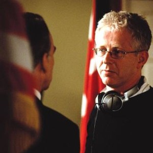 LOVE ACTUALLY, Director Richard Curtis on the set, 2003, (c) Universal