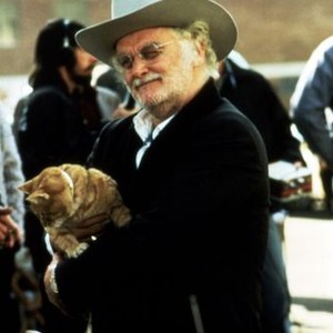 HARRY AND TONTO, Art Carney, 1974, traveling with a cat, TM and Copyright © 20th Century Fox Film Corp. All rights reserved..