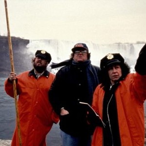 CANADIAN BACON, John Candy, director Michael Moore, Rhea Perlman, 1995, ©Gramercy Pictures