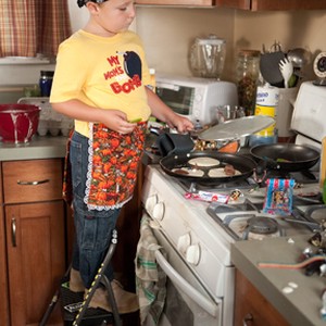 Jackson Nicoll as Albert in "Fun Size."