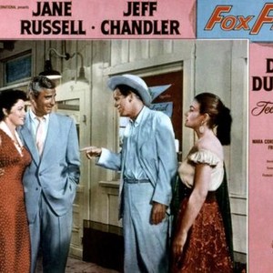 FOXFIRE, Jane Russell, Jeff Chandler, Dan Duryea, Mara Corday, 1955