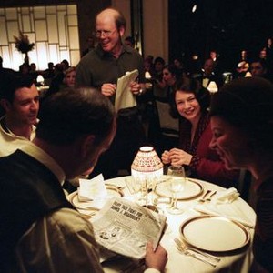 CINDERELLA MAN, Paul Giamatti, Russell Crowe, director Ron Howard, Renee Zellweger, Linda Kash on set, 2005, (c) Universal