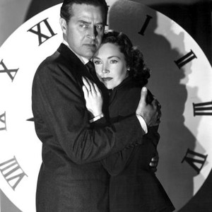 BIG CLOCK, Ray Milland, Maureen O'Sullivan, 1948, clock