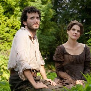 AUSTENLAND, from left: Bret McKenzie, Keri Russell, 2013. Ph: Giles Keyte/©Sony Pictures Classics