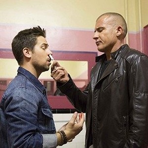 (L-R) Cody Hackman as Brody Walker and Dominic Purcell as David Hendrix in "Gridlocked." photo 9