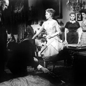 THE BAT, Gavin Gordon, Vincent Price, Agnes Moorehead, Elaine Edwards, Darla Hood, 1959