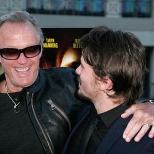 Peter Fonda, Jason Ritter at arrivals for THE PERFECT AGE OF ROCK 'N ROLL Special Screening, Laemmle Sunset 5 Theater, Los Angeles, CA August 3, 2011. Photo By: Justin Wagner/Everett Collection