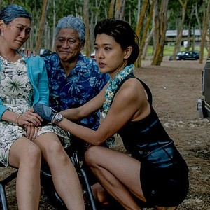 Hawaii Five-O, Catherine Haena Kim (L), Ken Narasaki (C), Grace Park (R), 'Mo'o 'olelo Pu (Sharing Traditions)', Season 5, Ep. #23, 05/01/2015, ©KSITE