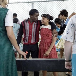 HAIRSPRAY, Amanda Bynes (left), Elijah Kelley (center left), Taylor Parks (center right), Nicole Blonsky (right), 2007. ©New Line