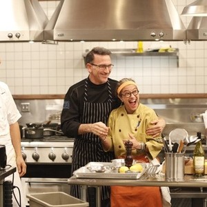 Top Chef: Masters, from left: Susur Lee, Rick Moonen, Susan Feniger, Tony Mantuano, 'Tailgating', Season 2, Ep. #7, 05/19/2010, ©BRAVO
