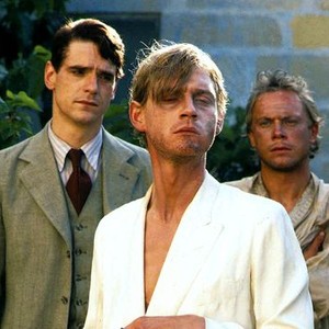 Jeremy Irons, Anthony Andrews and Nickolas Grace (from left)
