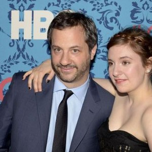 Judd Apatow, Lena Dunham at arrivals for GIRLS Series Premiere on HBO, School of Visual Arts (SVA) Theater, New York, NY April 4, 2012. Photo By: Eric Reichbaum/Everett Collection